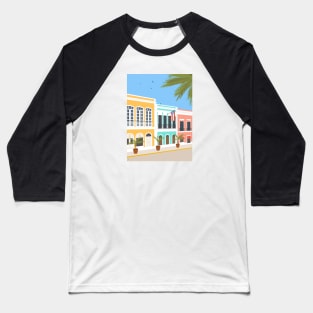 Old San Juan, Puerto Rico Baseball T-Shirt